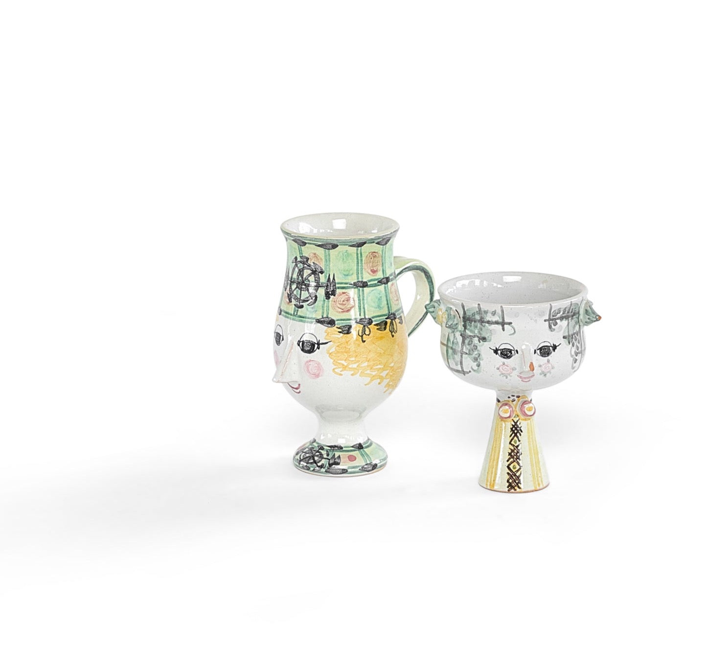 Miniature Vases Handmade and Painted by Bjorn Winblaad