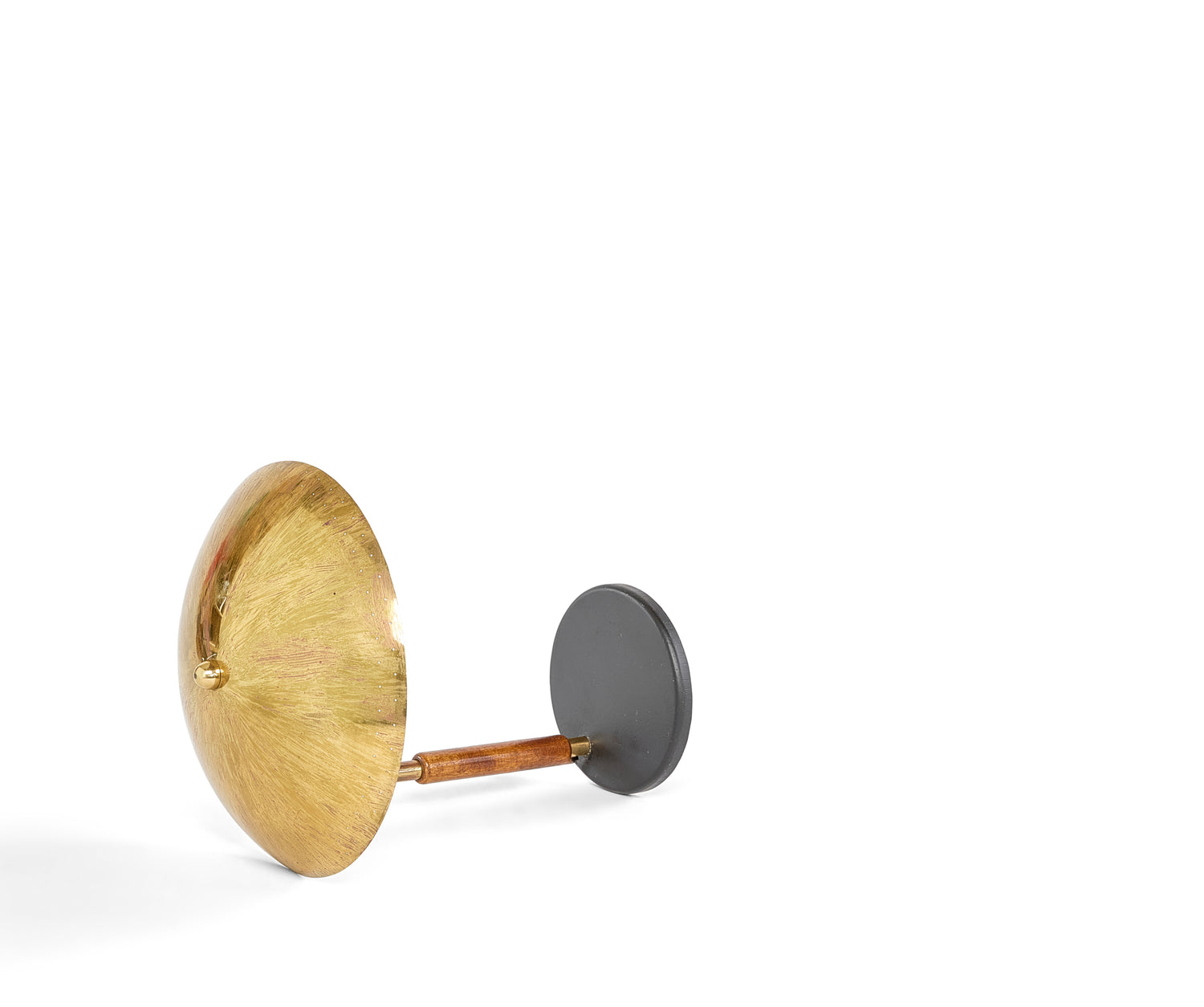 Paavo Tynell Brass and Iron Table Lamp for Taito Oy