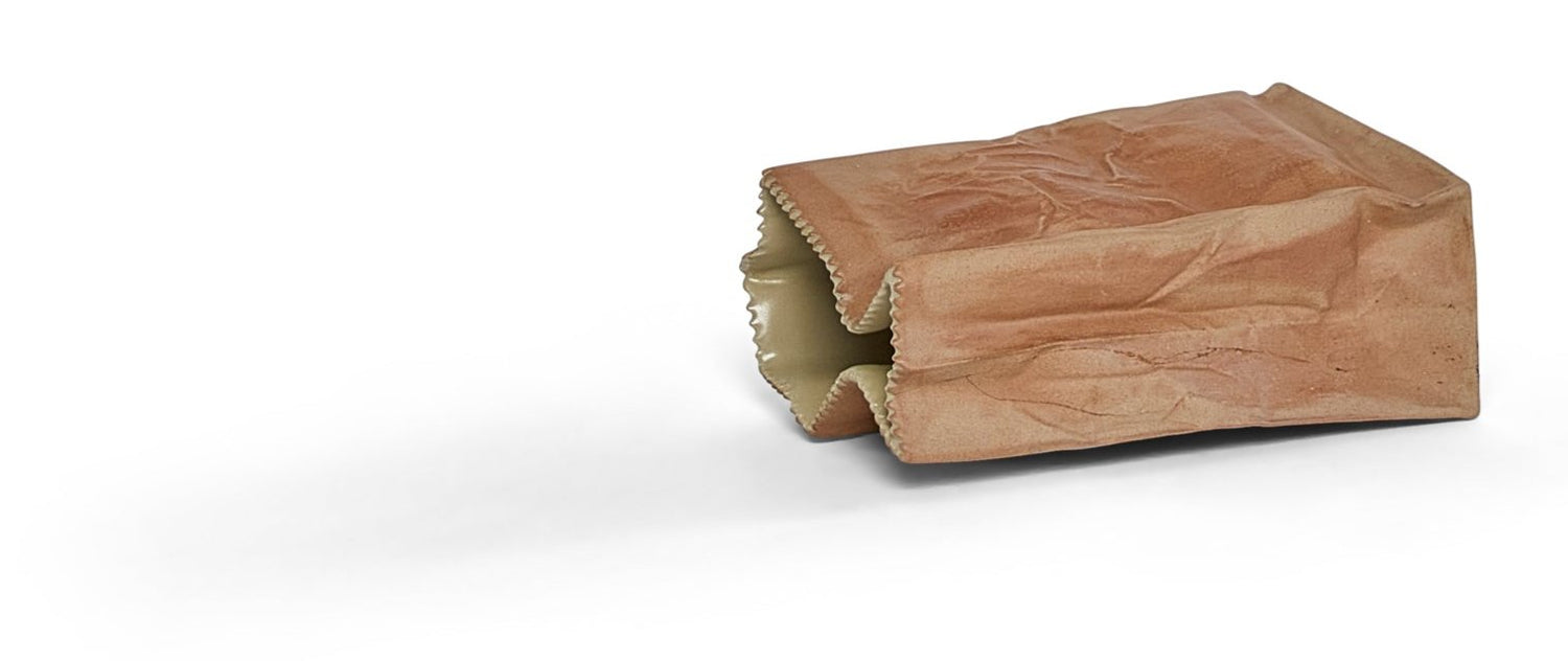 Collection of Four Tapio Wirkkala Paper Bag Vases for Rosenthal