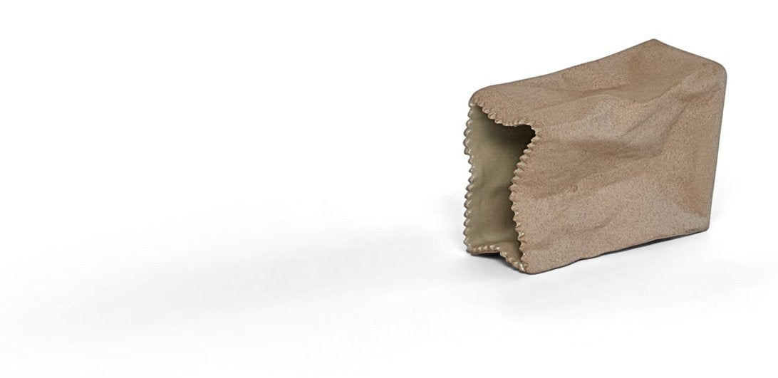Collection of Four Tapio Wirkkala Paper Bag Vases for Rosenthal
