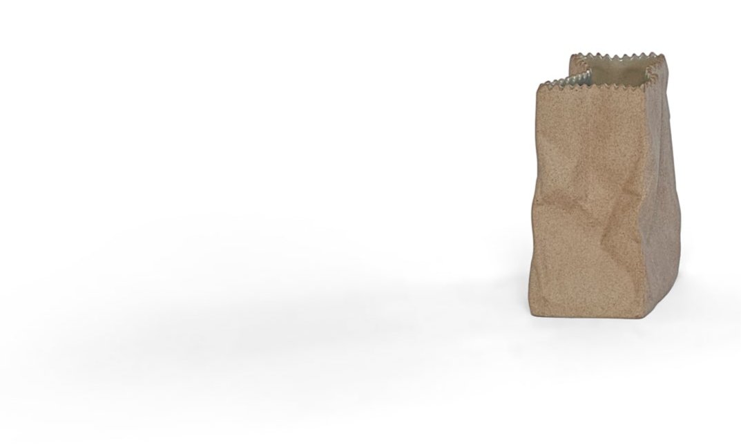 Collection of Four Tapio Wirkkala Paper Bag Vases for Rosenthal