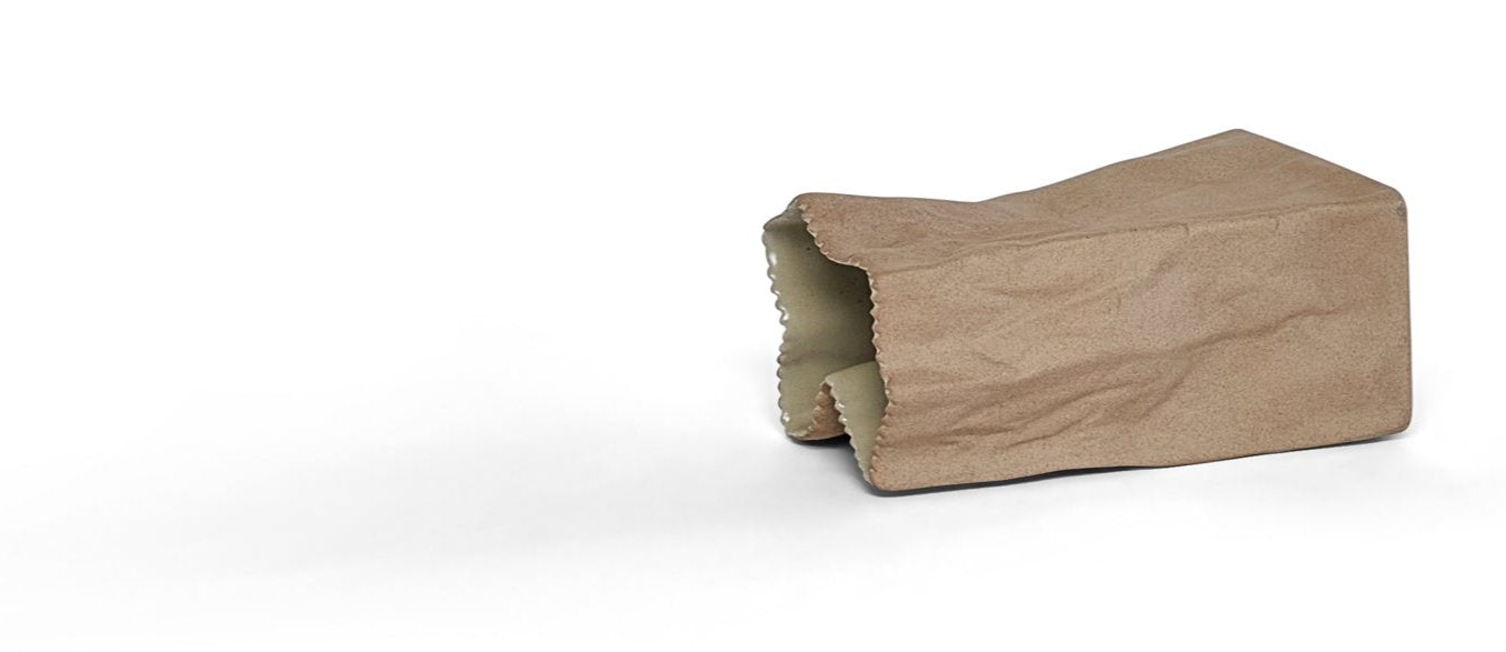 Collection of Four Tapio Wirkkala Paper Bag Vases for Rosenthal
