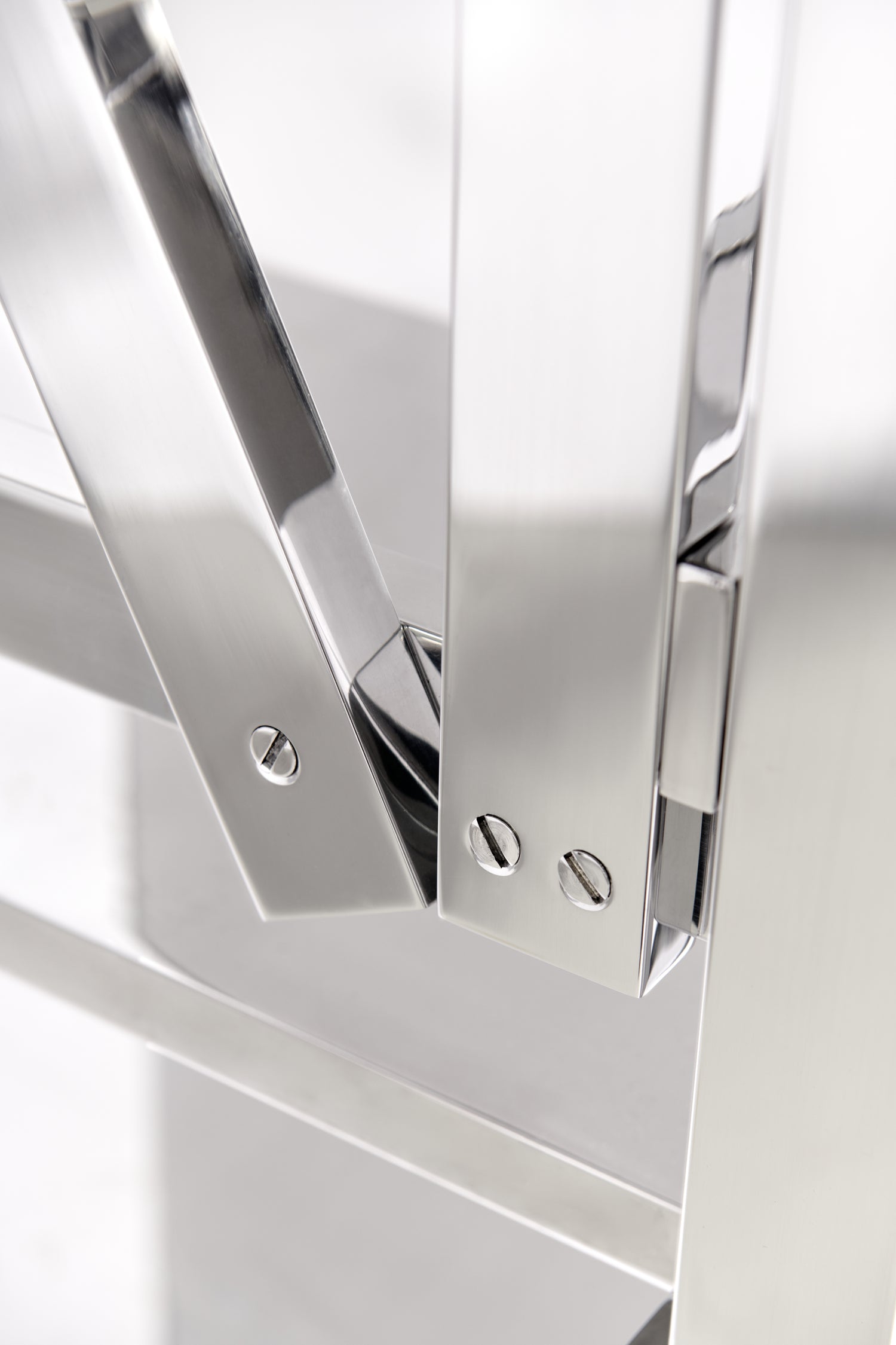 Enzo Mari Library in Solid Polished Aluminum by Porch Modern