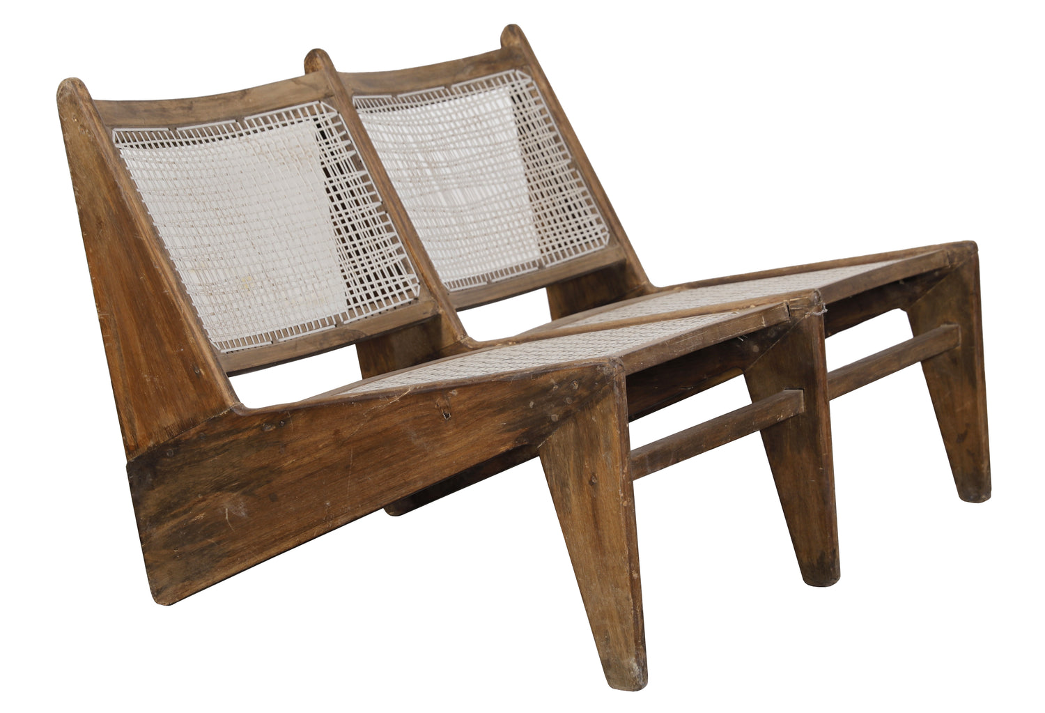Rare and Special 2 Seat Kangaroo Lounge Chair for Chandigarh ca. 1955