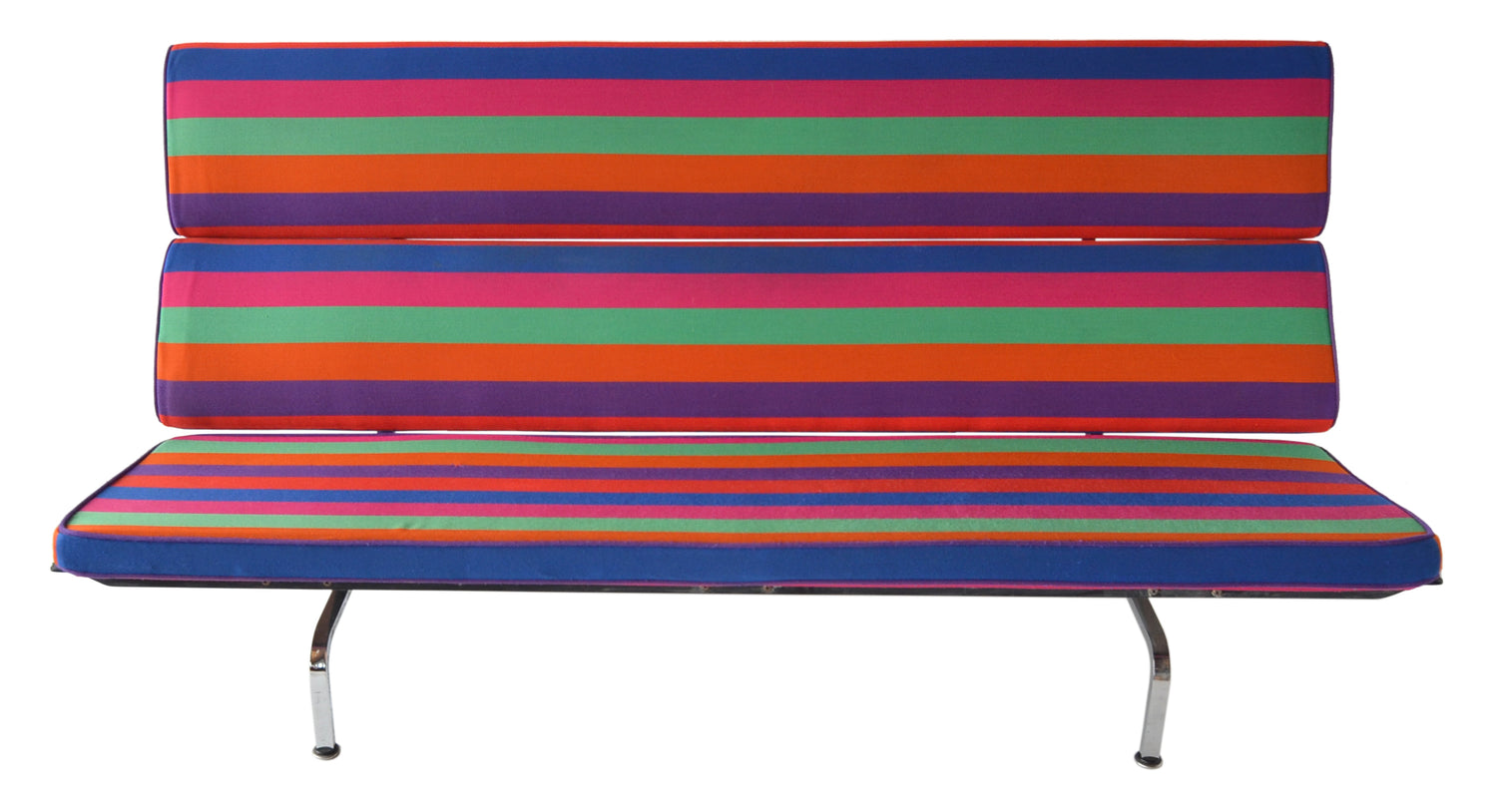 Important and Rare "Sofa Compact" by Charles Eames for Herman Miller