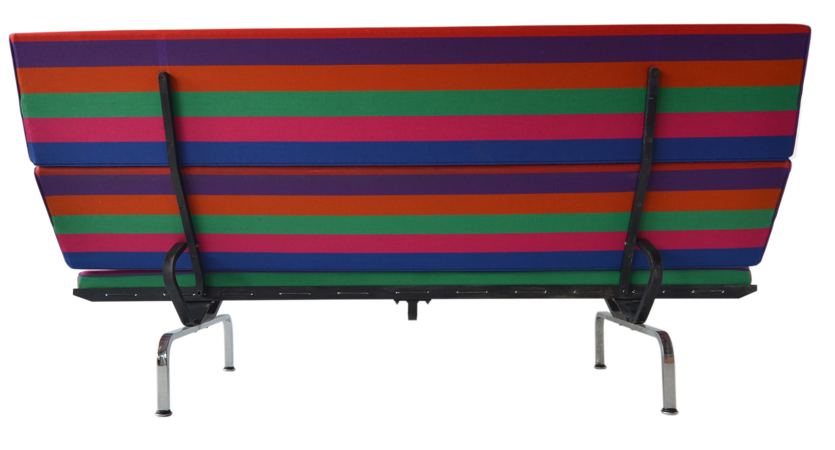 Important and Rare "Sofa Compact" by Charles Eames for Herman Miller