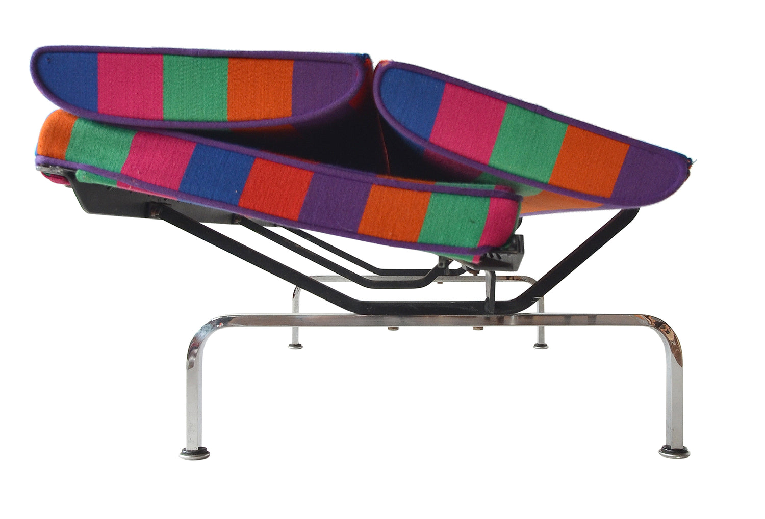 Important and Rare "Sofa Compact" by Charles Eames for Herman Miller