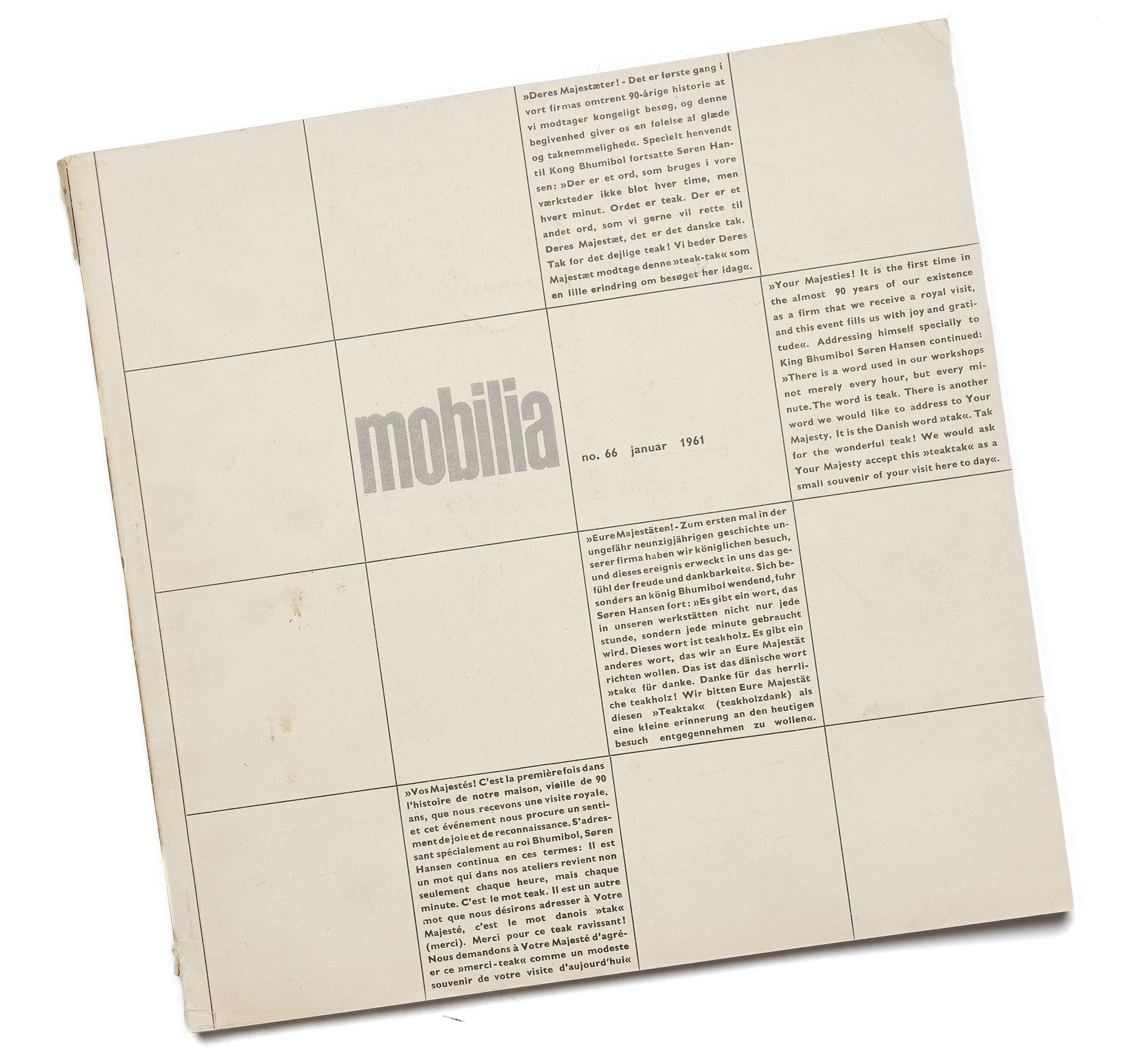 Mobilia no. 66 January 1961