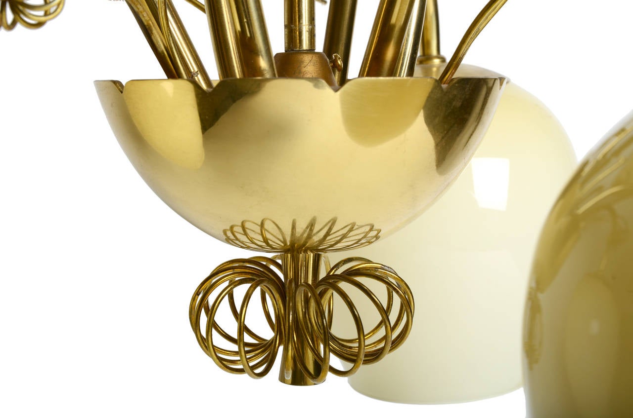 Paavo Tynell 6 Shade Chandelier