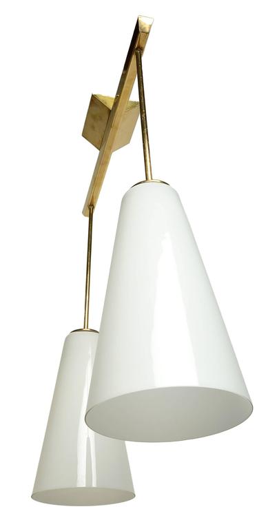 Rare Paavo Tynell Double Pendant