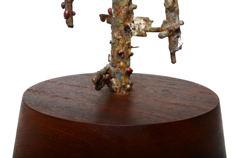Fantastic Brutalist Fantoni Table Lamp For Raymor