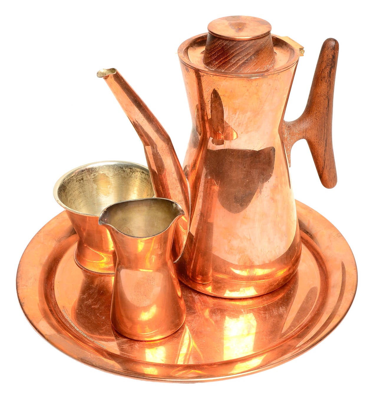 Tapio Wirkkala Copper and Silver Coffee Set