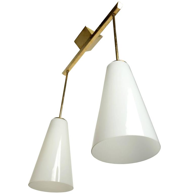 Rare Paavo Tynell Double Pendant