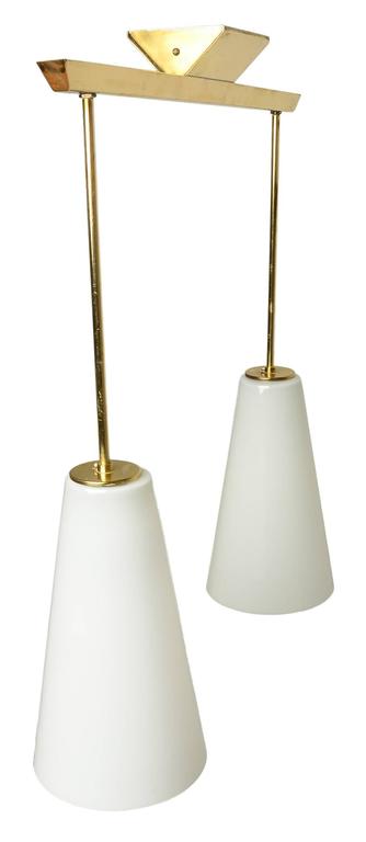 Rare Paavo Tynell Double Pendant
