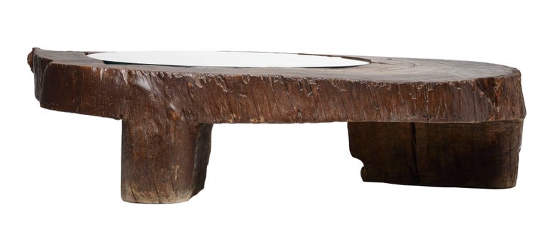 José Zanine Caldas "Mesa Baixa" Coffee Table in Mahogany, circa 1970