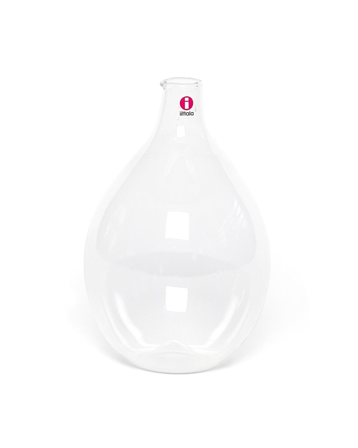 A Clear Glass Bird Vase by Timo Sarpaneva for IIttala