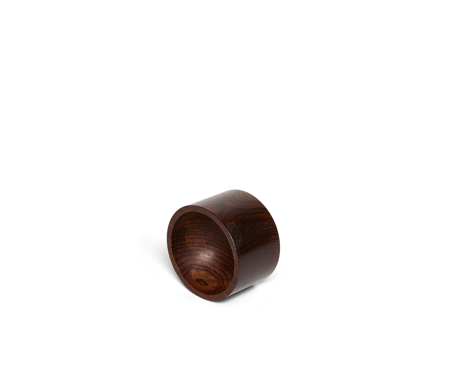 Svend Petersen Egg Cup in Brazilian Rosewood with Silver Rampant Lion Inserts