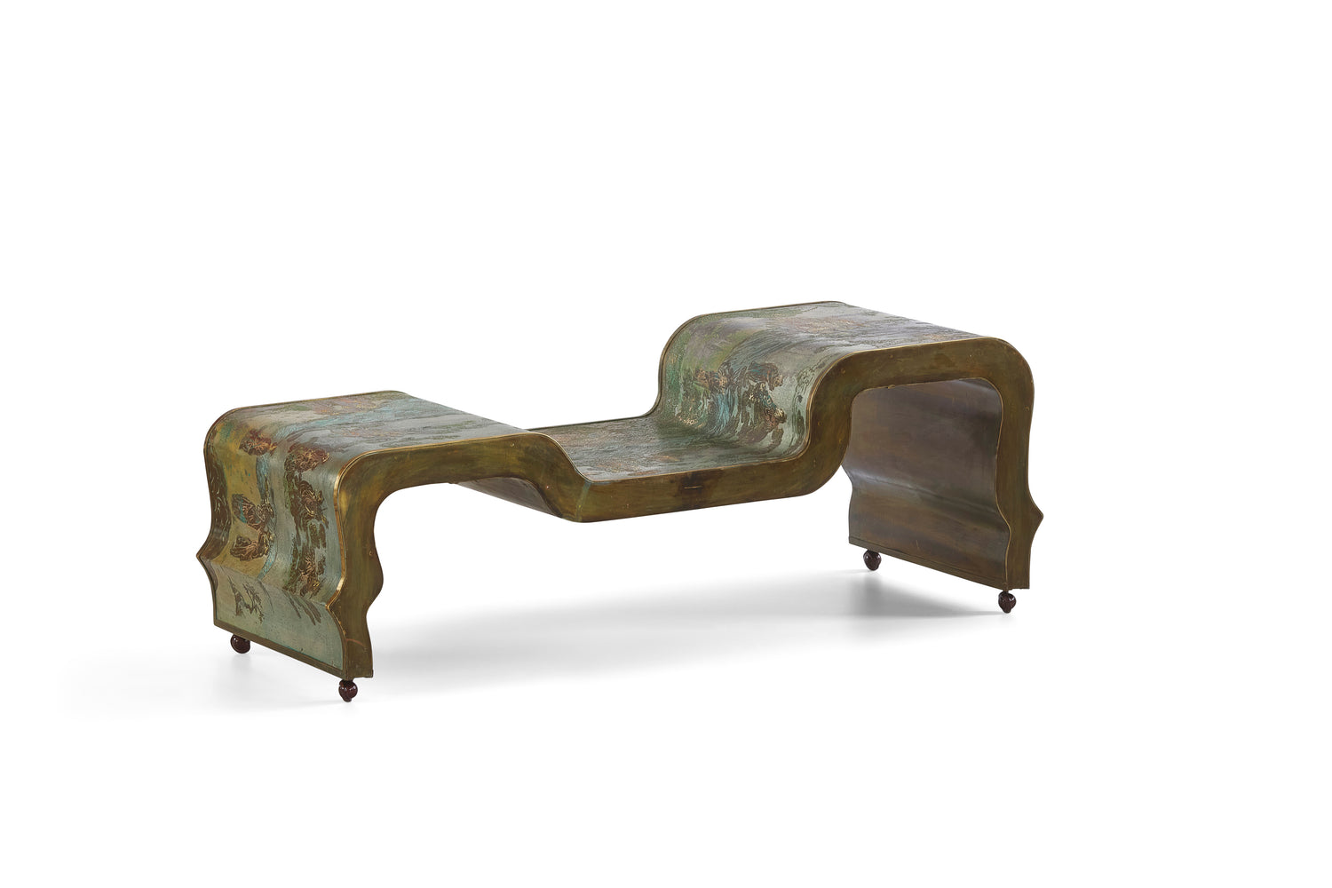 Philip and Kelvin LaVerne Rare Chi Liang Coffee Table