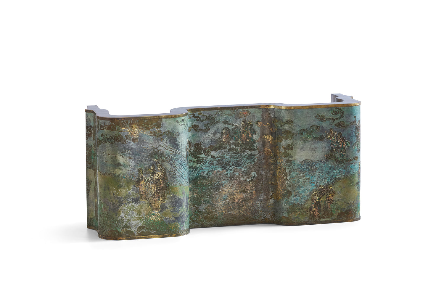 Philip and Kelvin LaVerne Rare Chi Liang Coffee Table