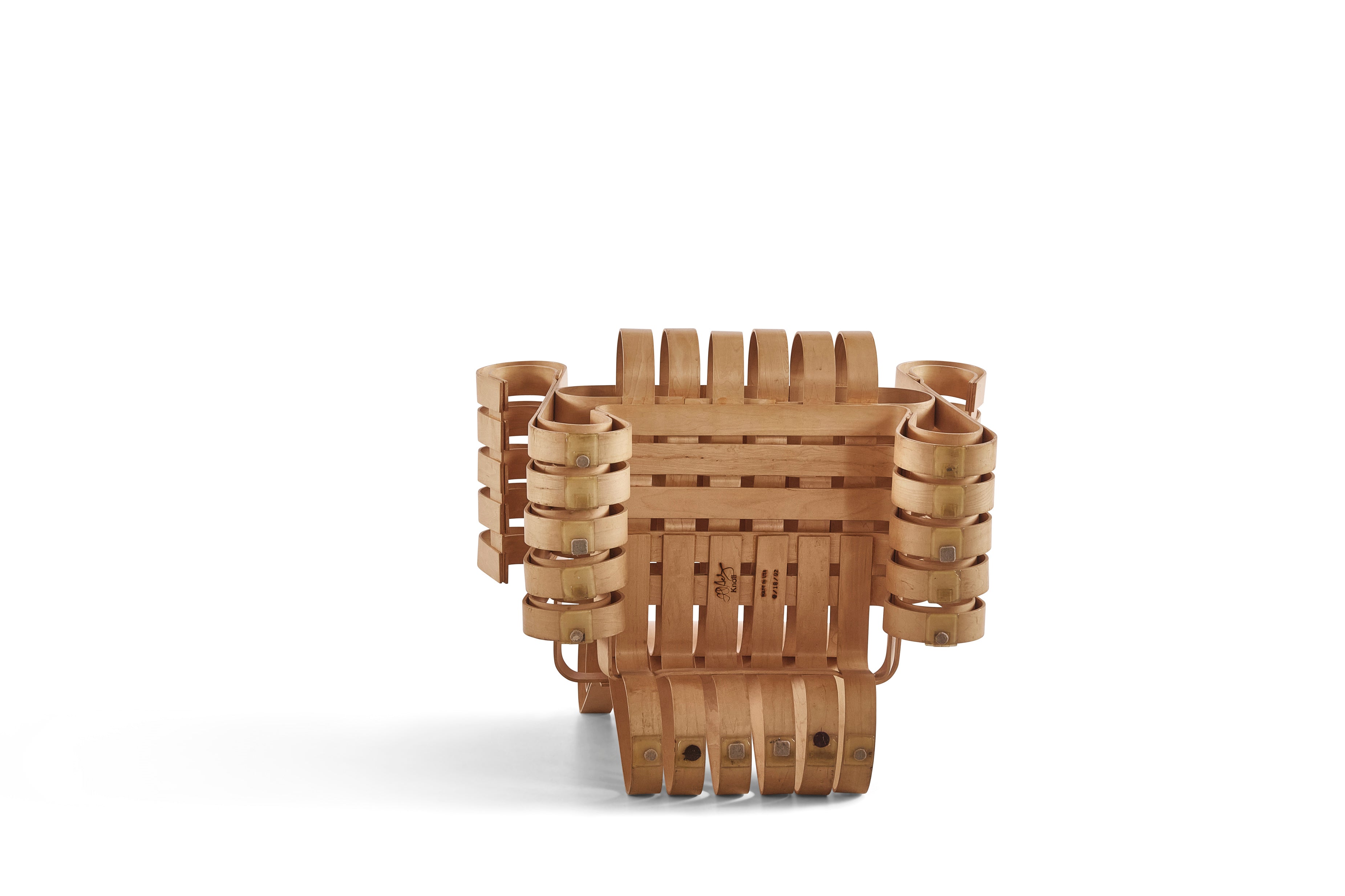 Frank Gehry Power Play Club Chair with Off Side Ottoman for Knoll