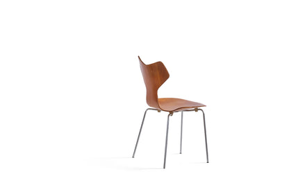 Arne Jacobsen &quot;Grand Prix&quot; Sidechair in Teak