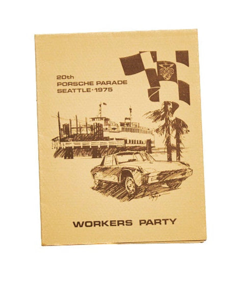 20th Porsche Parade Workers Party Pamphlet