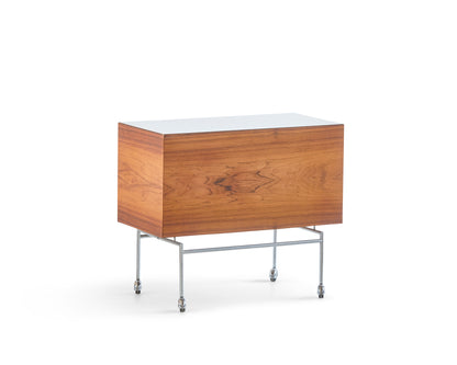 Rosewood Bar Cart by Poul Nörreklit for E. Pedersen, Denmark