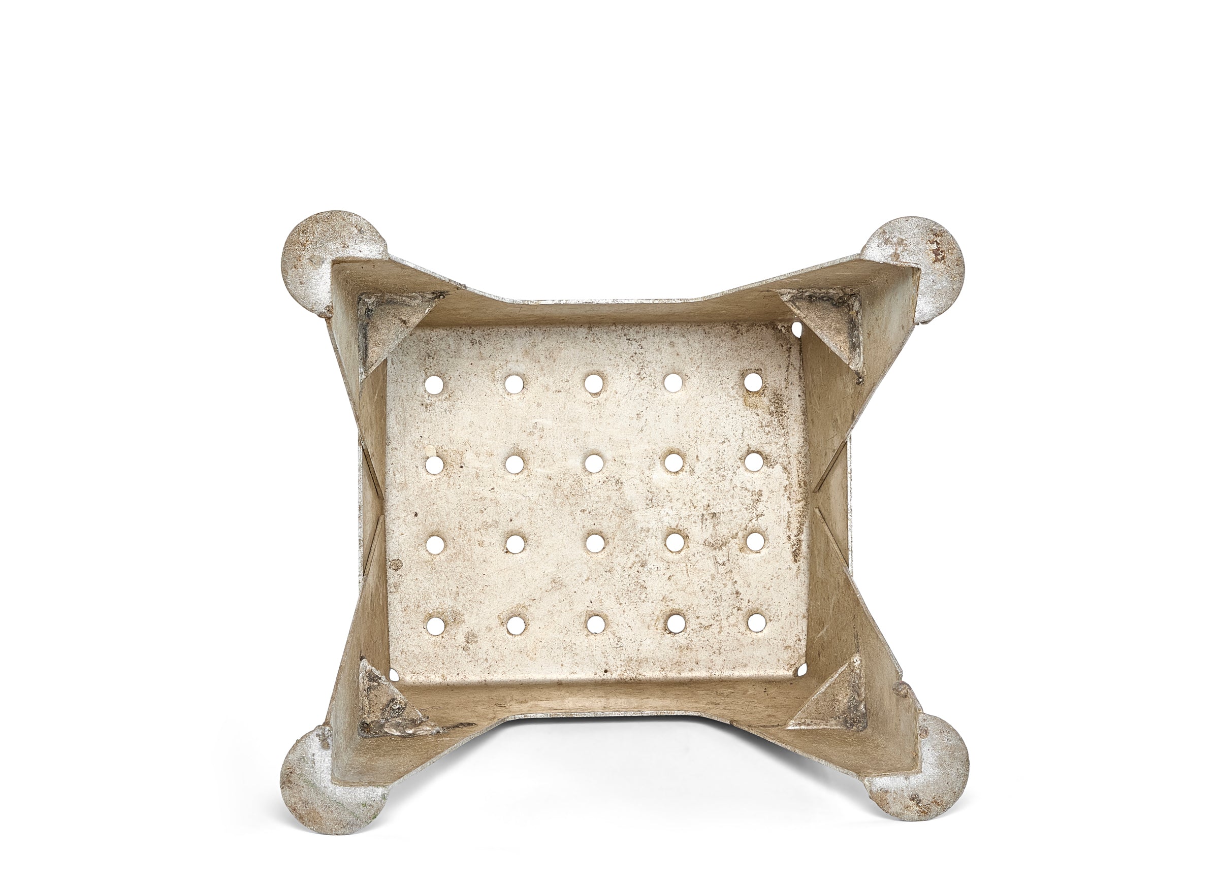 Intersting Solid Folded Aluminum Submarine Stool