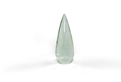 A Large Hand-Blown Glass Obelisk with Internal Canes or Filigrana