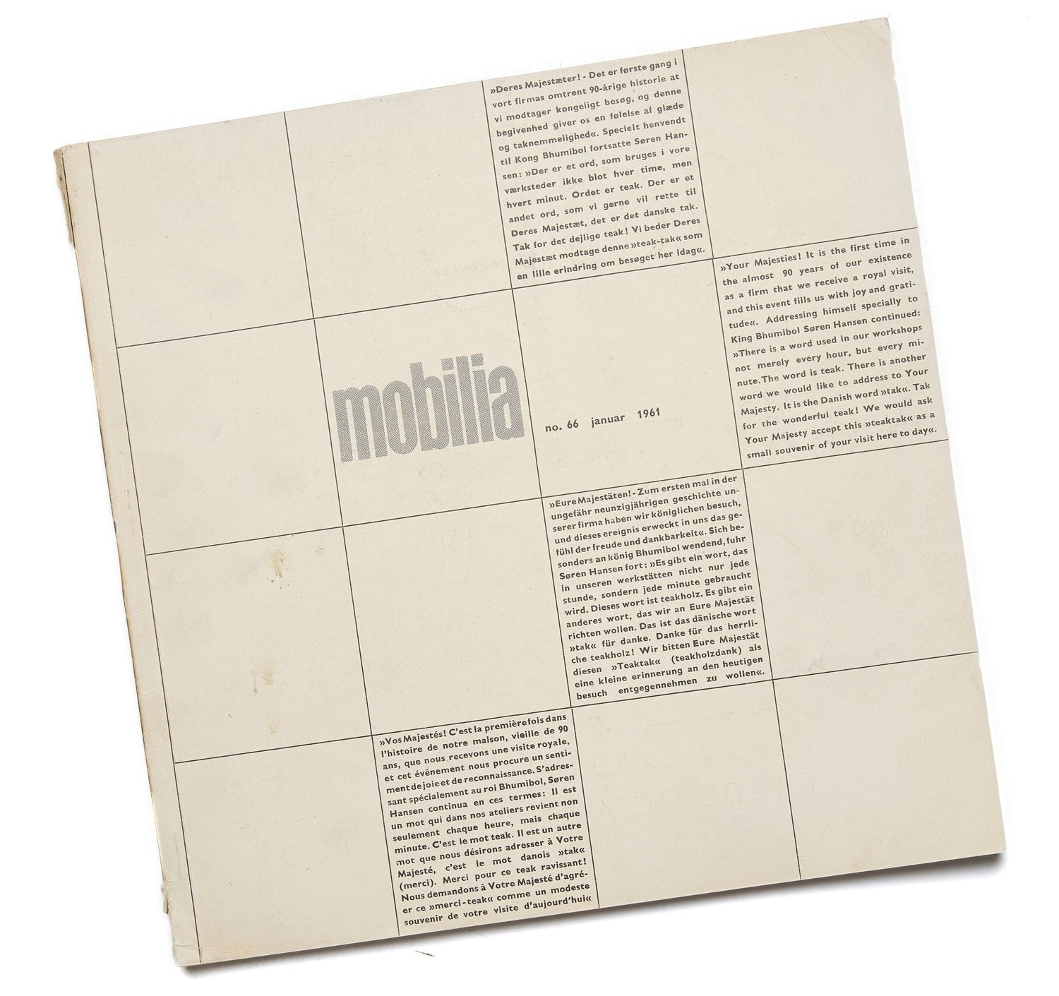 Mobilia no. 66 January 1961