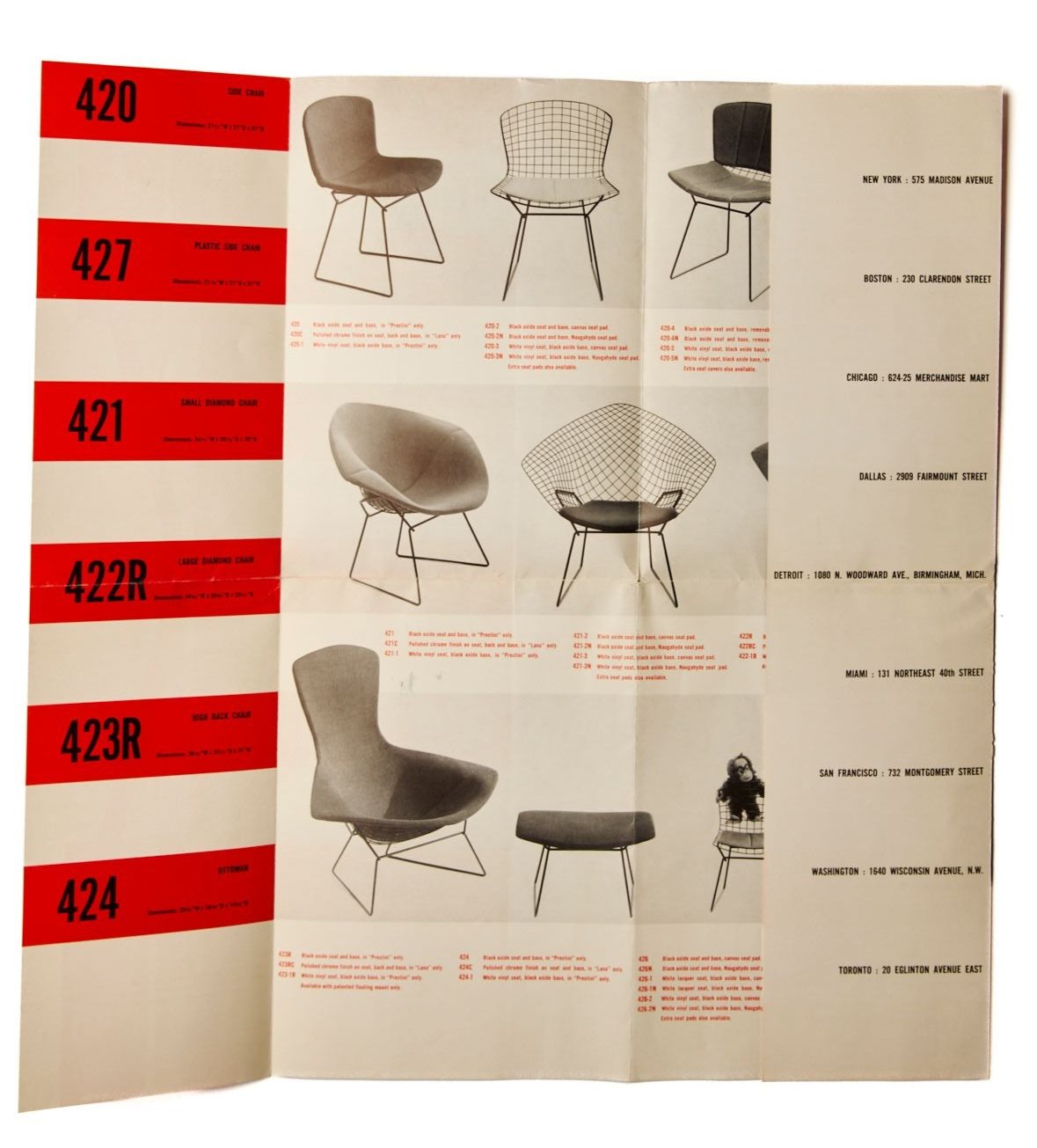 Chairs by Bertoia Knoll International , Inc.