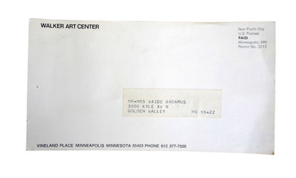 Incredibly rare Ray and Charles Eames autographed ephemera