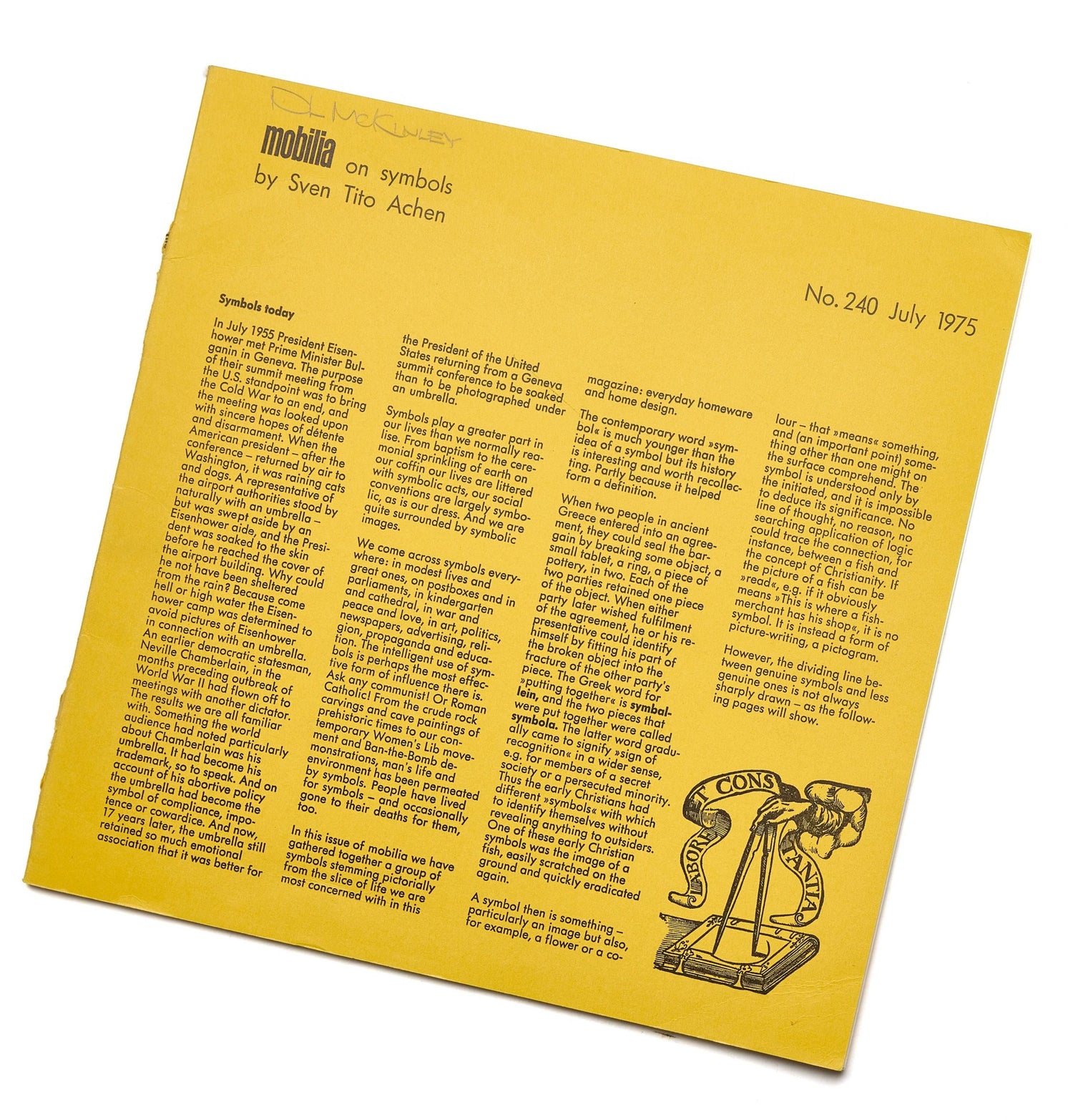 Mobilia no. 240 July 1975