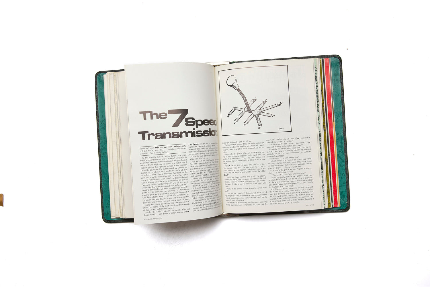 Porsche Panorama Complete set of the Year 1971