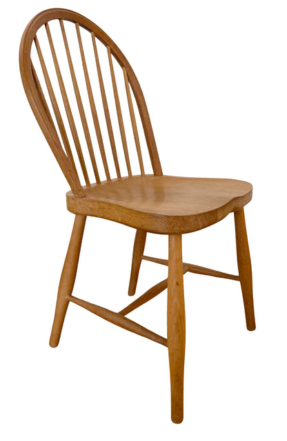 Fritz Henningsen for Carl Hansen Armless Windsor Chairs in Solid Oak